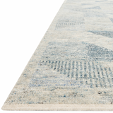 Drawing inspiration from tribal influences, the Odyssey Light BlueArea Rug combines relaxed linear pattern with a sophisticated color palette. Each Odyssey area rug, which is hand knotted of wool, viscose, and cotton, is crafted entirely by hand by master artisans in India. Hand Knotted 70% Viscose from Bamboo | 30% Wool OD-06 Light Blue