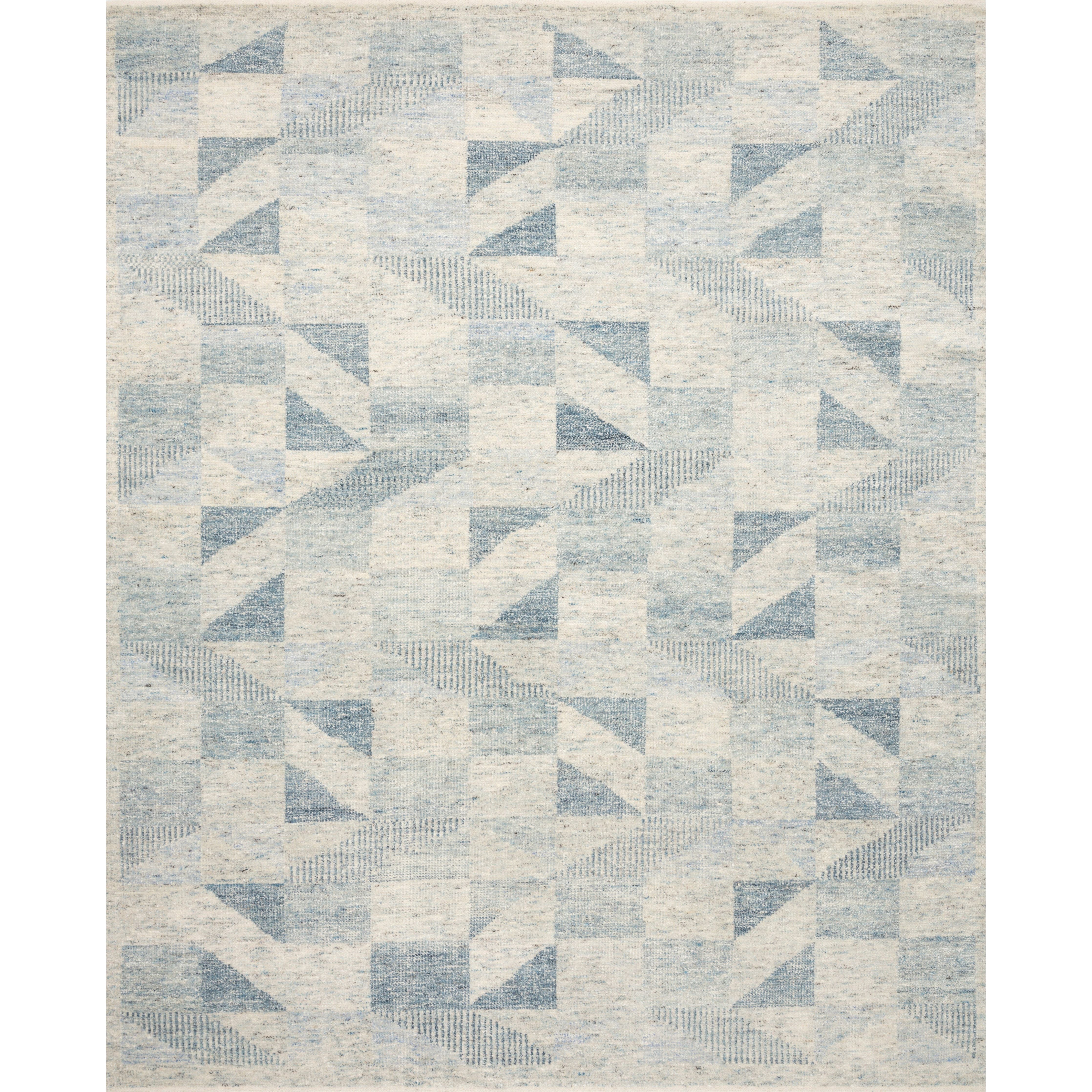 Drawing inspiration from tribal influences, the Odyssey Light BlueArea Rug combines relaxed linear pattern with a sophisticated color palette. Each Odyssey area rug, which is hand knotted of wool, viscose, and cotton, is crafted entirely by hand by master artisans in India. Hand Knotted 70% Viscose from Bamboo | 30% Wool OD-06 Light Blue