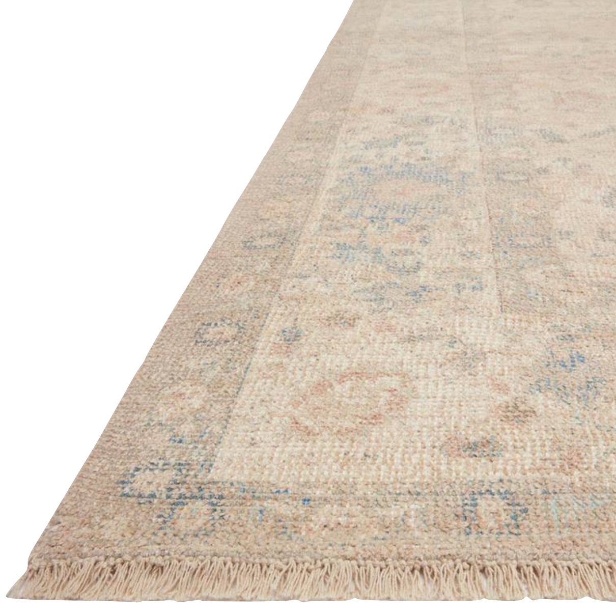 Featuring Priya Natural / Blue Rug by Loloi at Amethyst Home. Hand-woven by skilled artisans, the Priya Natural / Blue Area Rug from Loloi offers beautiful tonal designs accentuated by a carefully curated color palette. Delicate yet strong, Priya is an instant classic made for today's home.
Hand Woven51% Cotton | 29% Polyester | 12% Viscose | 8% WoolPRY-05.  Amethyst Home provides interior design, new home construction design consulting, vintage area rugs, and lighting in the Portland metro area.