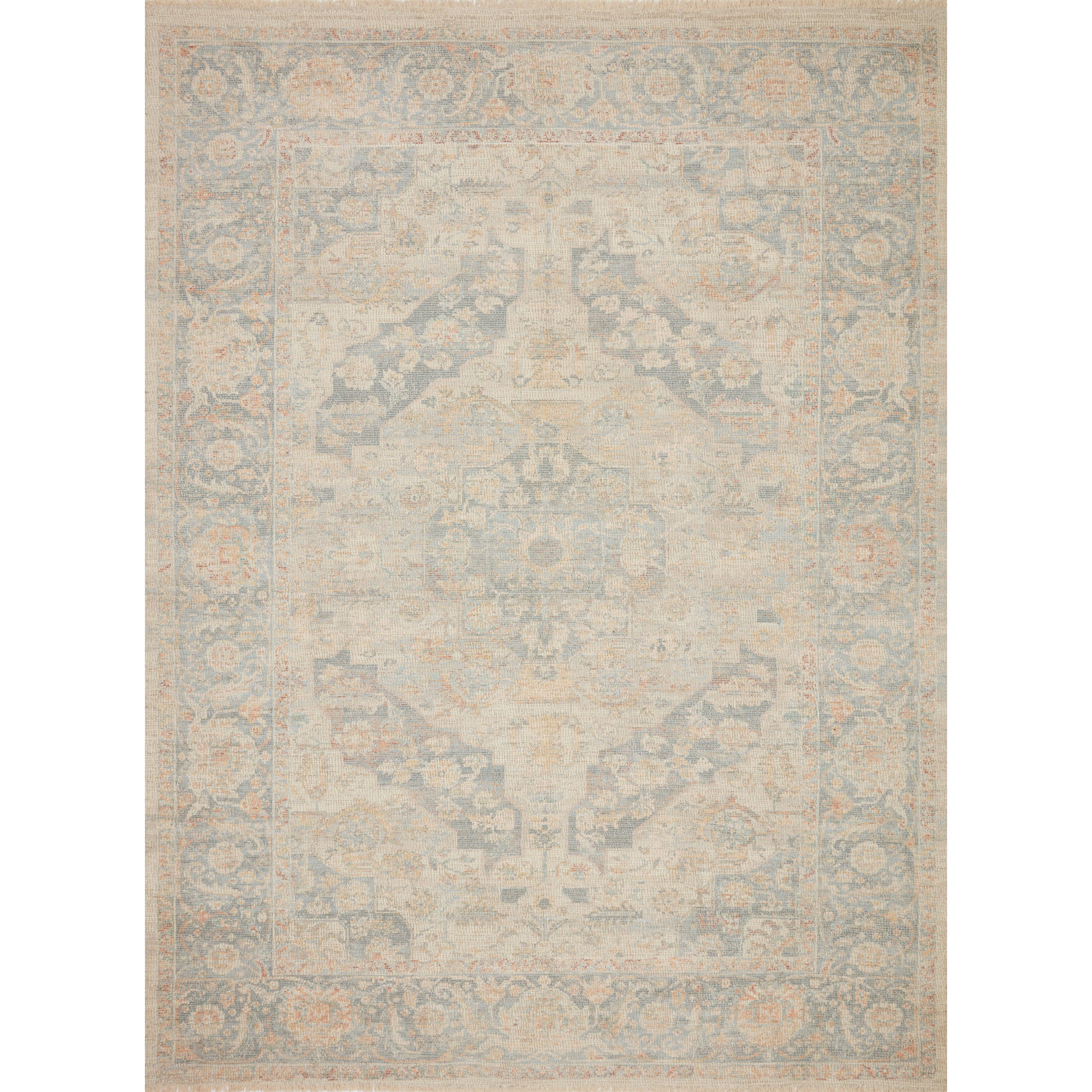 Featuring Priya Bone / Bluestone Rug by Loloi at Amethyst Home. Hand-woven by skilled artisans, the Priya Bone / Bluestone Area Rug from Loloi offers beautiful tonal designs accentuated by a carefully curated color palette. Delicate yet strong, Priya is an instant classic made for today's home.
Hand Woven51% Cotton | 29% Polyester | 12% Viscose | 8% Wool.  Amethyst Home provides interior design, new home construction design consulting, vintage area rugs, and lighting in the Alpharetta metro area.