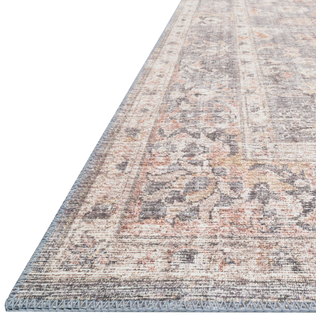 Featuring Skye Grey/Apricot Rug by Loloi at Amethyst Home. The Skye Collection is timeless and classic with a beautiful, old-world design in a variety of color choices. Power-loomed of 100% polyester, these printed designs provide the textured effect of high-end rugs at an affordable price.
Power Loomed100% PolyesterSKY-01 Grey/Apricot
Power loomed printed .  Amethyst Home provides interior design, new home construction design consulting, vintage area rugs, and lighting in the Monterey metro area.