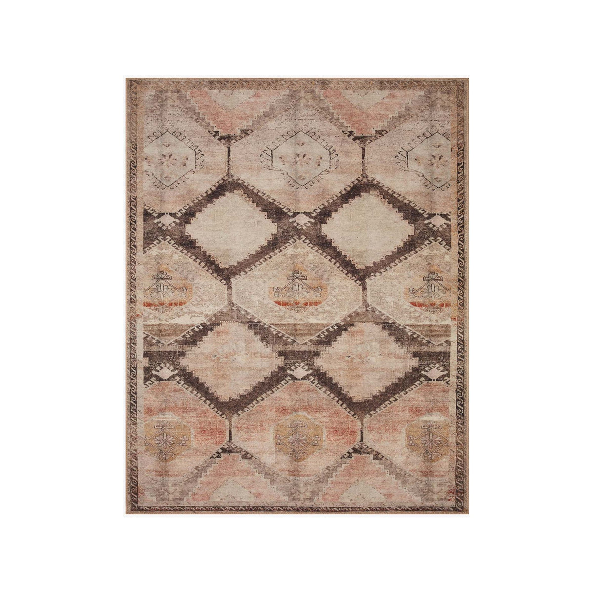 Tapis Wynter Graphite/Bleu Blush