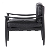 This Turner Leather Chair is a boldly blocked silhouette with swooped armrests, buttery soft top-grain leather, and solid ash wooden frame. The button-tufted cushion supports a gentle half-back, and a bonded leather support weave softens a wider seat underneath the feather + foam-filled cushion -- a comfy accent chair to add to any living room or office!  Size: 28.5"W x 30"D x 30"H