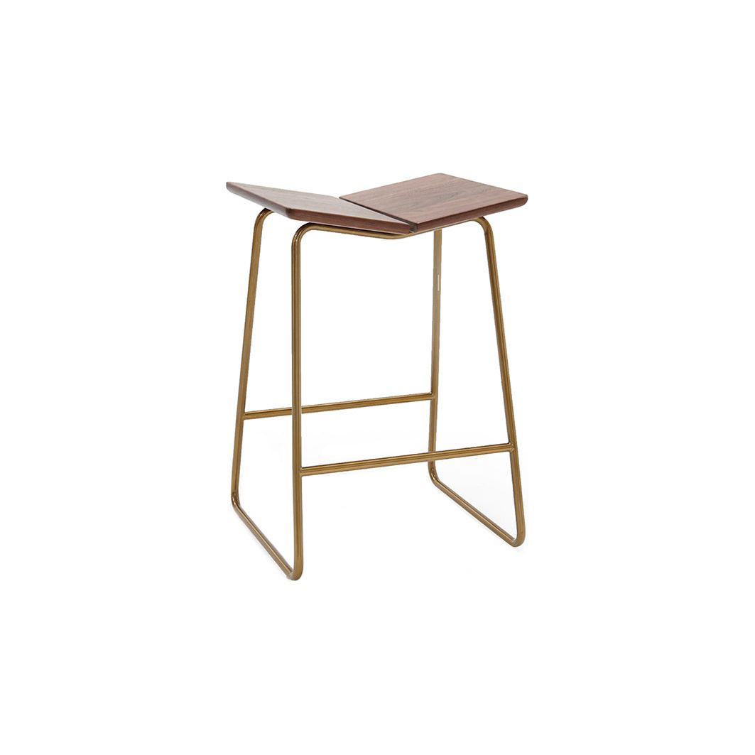 The Butterfly Bar + Counter Stool by Verellen offers an invitation to linger, laugh, toast, and relax. It comes standard with metal base and wood top. Please specify seat finish and base selection. Available in bar or counter height. Amethyst Home provides interior design, new home construction design consulting, vintage area rugs, and lighting in the Des Moines metro area.