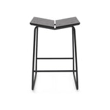 The Butterfly Bar + Counter Stool by Verellen offers an invitation to linger, laugh, toast, and relax. It comes standard with metal base and wood top. Please specify seat finish and base selection. Available in bar or counter height. Amethyst Home provides interior design, new home construction design consulting, vintage area rugs, and lighting in the Seattle metro area.