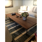 We love the thin legs of this Giacometti Coffee Table by Verellen. The Giacometti Coffee Table is bench-crafted with sustainably harvested hardwood in their North Carolina atelier.