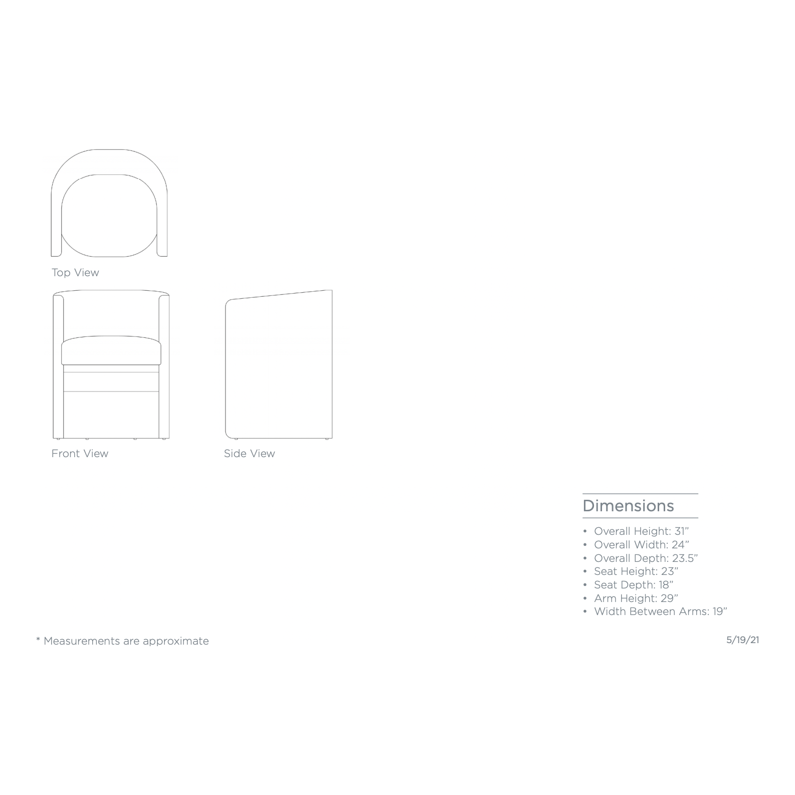 Verellen's Hudson Dining Chair features a hugging upholstered frame with sprung up seat and wood support detail. It’s sure to seduce your company! The Hudson Dining chair comes standard with:  • tight seat & back configuration • foam down seat construction • exposed wood stretcher