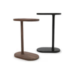 In dead flat walnut and raw coal finish