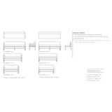 A Verellen best-seller, the Thibaut Banquette is bench-crafted with a sustainably harvested hardwood frame.  Please see tear sheet for standard offerings