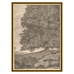 Featuring Grandfather's Tree Art by Wendover Art at Amethyst Home. This Grandfather's Tree Art brings a classic, storybook vibe to any living room, kitchen, or other area. 
Medium: Matte PaperTreatment: Straight Fit (No Mats)Size: 38.5"w x 52.5"h Framed as shown.  Amethyst Home provides interior design, new home construction design consulting, vintage area rugs, and lighting in the Laguna Beach metro area.