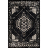 Featuring Zahra Black Hand-Knotted Rug by Surya at Amethyst Home. A true gem in a hard to find color -- this jet black hand-knotted rug is a designer's treasure.  Vacuum regularly and clean with soap & water.
Hand KnottedWoolZHA-2303.  Amethyst Home provides interior design, new home construction design consulting, vintage area rugs, and lighting in the Nashville metro area.