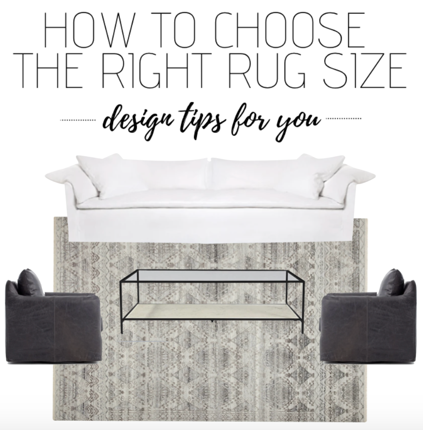 How to Choose the Right Rug Size // Design Tips For You – Amethyst Home
