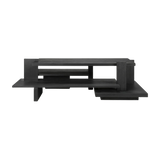 Table basse abstraite en teck | prêt pour l'expédition!