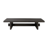 Isaac Smoked Black Coffee Table | ready to ship!