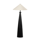 Lampadaire à abat-jour conique noir mat Innes | expédition 1/1/2024