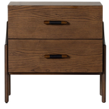 Dylan Leather Pull Nightstand | shipping 12/10/2025