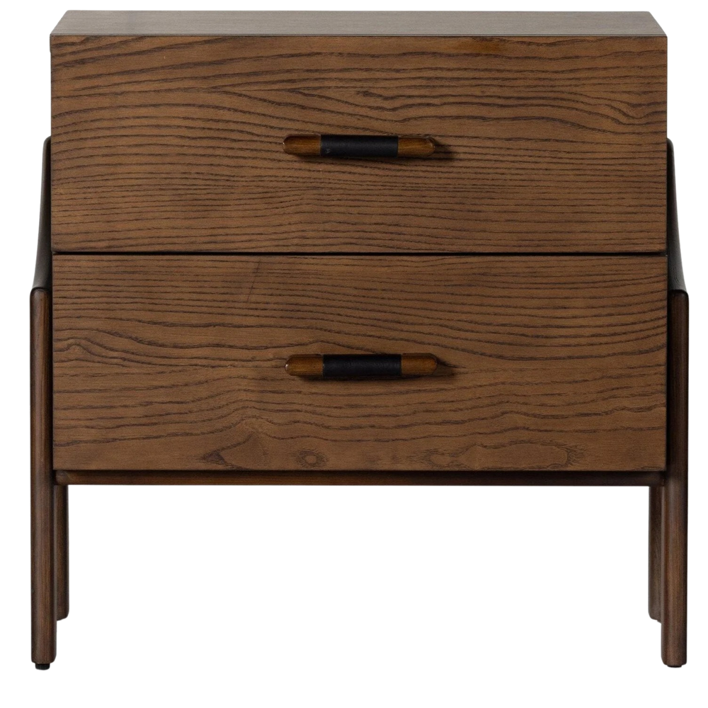 Dylan Leather Pull Nightstand | shipping 12/10/2025