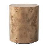 Caya Caramel Burl End Table | shipping 12/15/2025