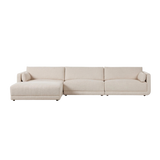 Toland Palma Cream 3-Piece Sectional