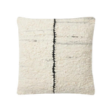 Oreiller Amber Carla Ivoire / Noir