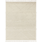 Tapis noué à la main Iman beige/ivoire
