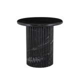 Table de bout en marbre noir Oranda | expédition le 25/01/2024