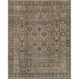 Tapis noué à la main en os/charbon Heirloom