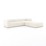Langham Channeled 3-Piece Sectional - Fayette Cloud