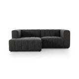 Langham Channeled 2-Piece Sectional - Saxon Charcoal