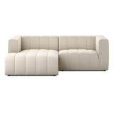 Langham Channeled 2-Piece Sectional - Crypton Nomad Snow