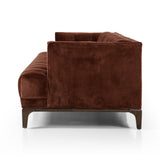 Chaise Dylan en Velours Rouille - Modèle de Sol