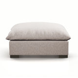 Featuring Westwood Sectional Pieces - Bayside Pebble by Four Hands at Amethyst Home. Meet the ultimate modular lounger. Knife edge cushioning is upholstered in a stone-colored high-performance fabric, perfect for modern living. Ottoman piece to matching sectional. Performance fabrics are specially created to withstand spills, stains, high traffic and wear, ensu. Amethyst Home provides interior design, new home construction design consulting, vintage area rugs, and lighting in the Tampa metro area.