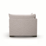 Featuring Westwood Sectional Pieces - Bayside Pebble by Four Hands at Amethyst Home. Meet the ultimate modular lounger. Knife edge cushioning is upholstered in a stone-colored high-performance fabric, perfect for modern living. Ottoman piece to matching sectional. Performance fabrics are specially created to withstand spills, stains, high traffic and w.  Amethyst Home provides interior design, new home construction design consulting, vintage area rugs, and lighting in the Winter Garden metro area.