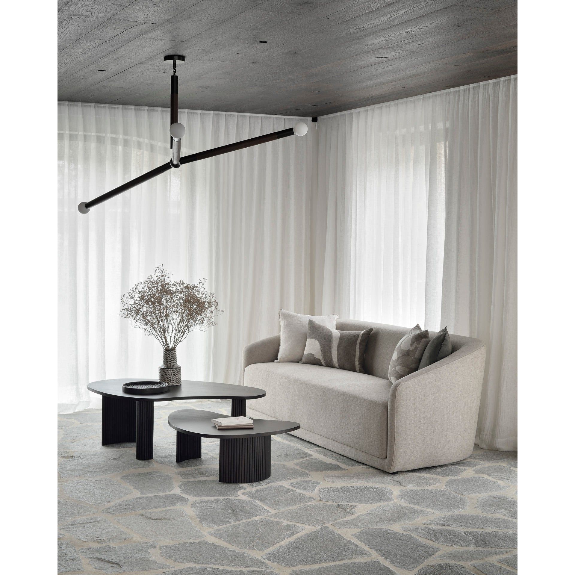 Mahogany Boomerang Coffee Table - Small | ready to ship!