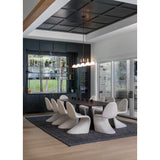 Featuring Geometric Oak Black Rectangular Dining Table by Ethnicraft at Amethyst Home. With enriched shapes and unexpected details, the Geometric solid oak dining table is a statement item, equally at home in the dining room or workspace. Luxury comes with its length, which is offset by softened edges and natural lines. Interesting shapes are in play to add .  Amethyst Home provides interior design, new home construction design consulting, vintage area rugs, and lighting in the Houston metro area.