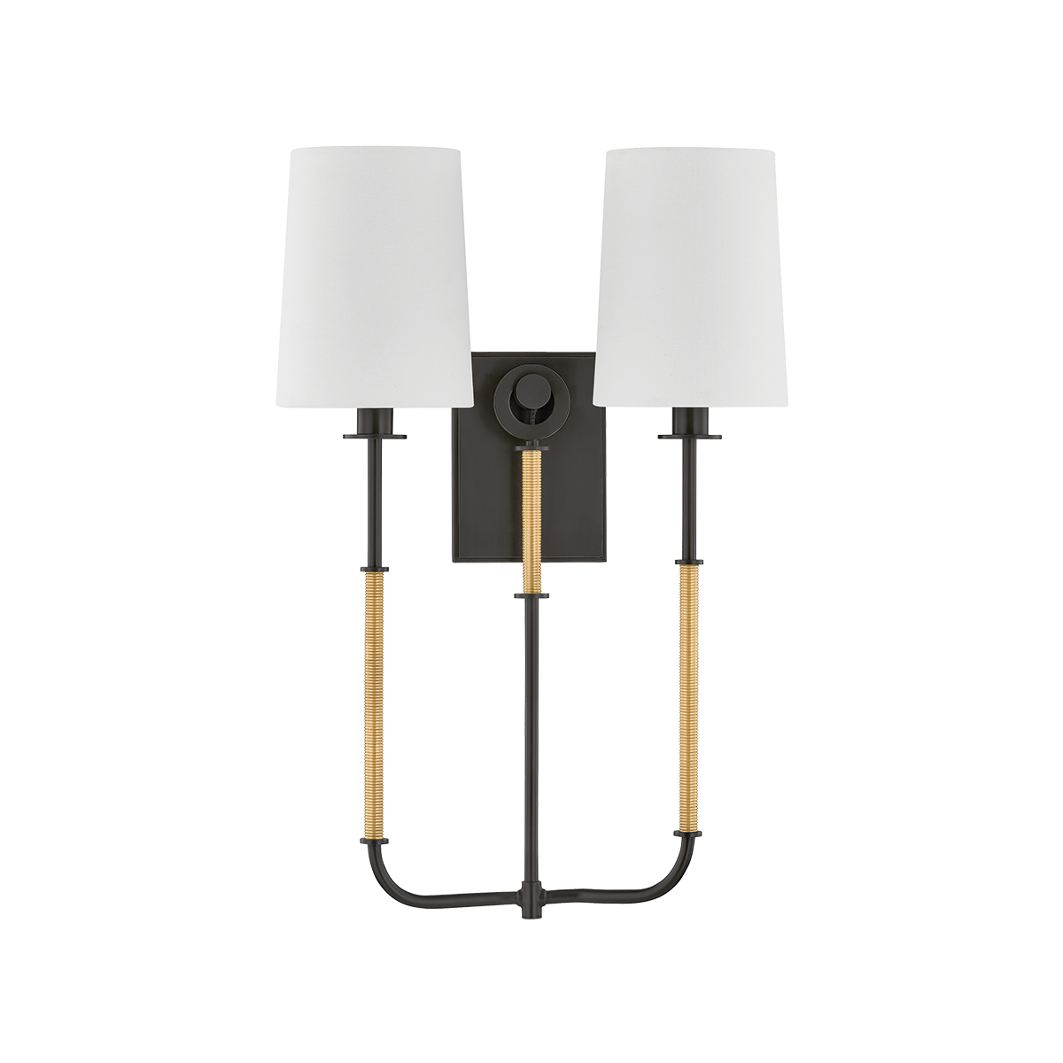 Glenmont Wall Sconce - Aged Brass/Distressed Bronze | ready to ship!