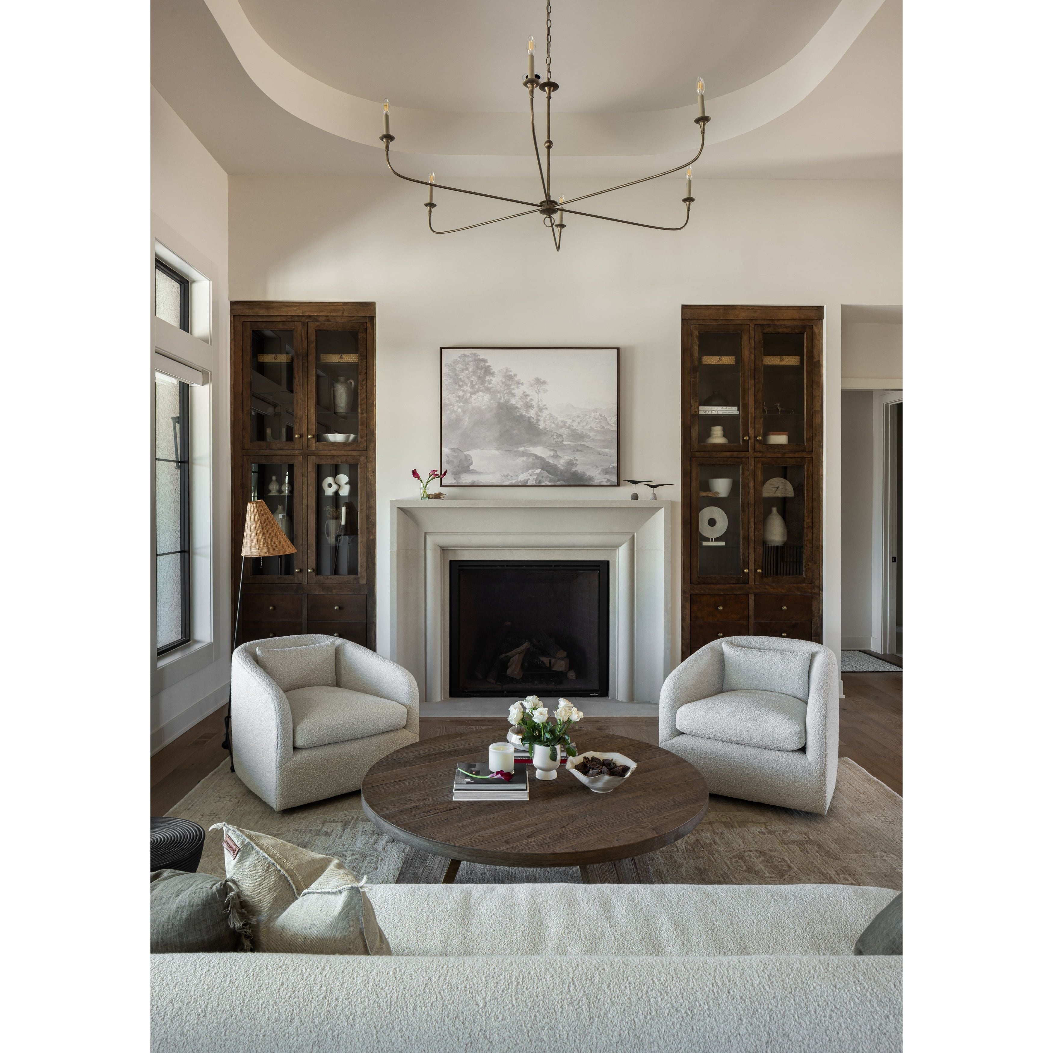 We adore the texture of this Topanga Swivel Chair - Knoll Natural. With a swivel feature - this is a perfect chair to use in your office, baby room, or other space needing a comfortable chair! Amethyst Home provides interior design, new home construction design consulting, vintage area rugs, and lighting in the Miami metro area.