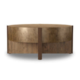 Bingham Coffee Table - Antiqued Brass Aluminum | shipping 08/12/2026