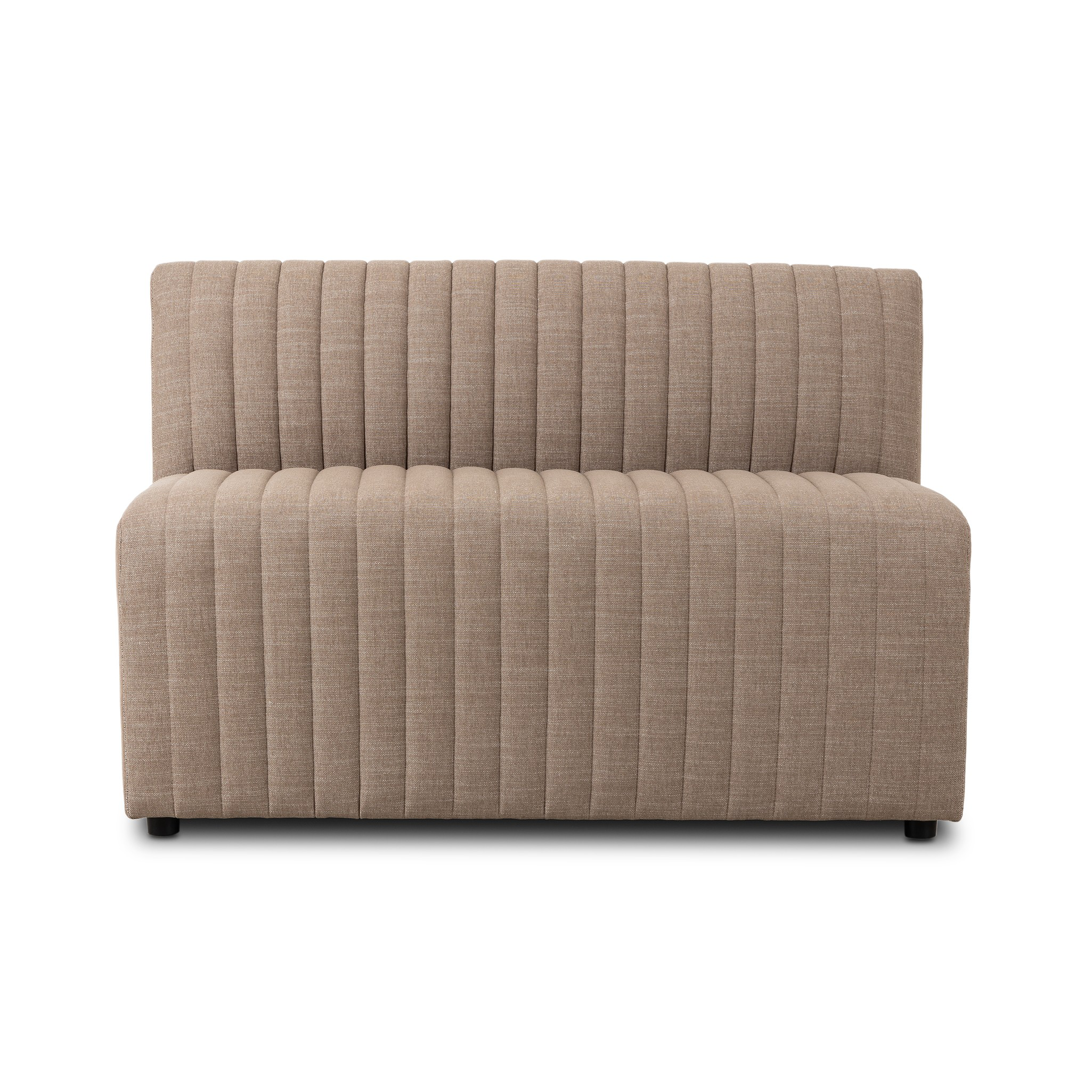 High-performance fabric in a versatile oatmeal hue features dramatic channeling, for trend-forward texture and sumptuous sit. Option to pair with matching pieces for clever modularity.Overall Dimensions:Chair: 25.00"w x 28.00"d x 31.50"h49" Bench: 49.00"w x 28.00"d x 31.50"hCorner Chair: 28.00"w x 28.00"d x 31.50"h72" Bench: 72.00"w x 28.00"d x 31. Amethyst Home provides interior design, new home construction design consulting, vintage area rugs, and lighting in the Winter Garden metro area.