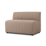 High-performance fabric in a versatile oatmeal hue features dramatic channeling, for trend-forward texture and sumptuous sit. Option to pair with matching pieces for clever modularity.Overall Dimensions:Chair: 25.00"w x 28.00"d x 31.50"h49" Bench: 49.00"w x 28.00"d x 31.50"hCorner Chair: 28.00"w x 28.00"d x 31.50"h72" Bench: 72.00"w x 28.00"d x 31. Amethyst Home provides interior design, new home construction design consulting, vintage area rugs, and lighting in the Austin metro area.