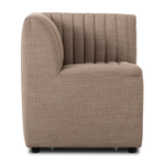 High-performance fabric in a versatile oatmeal hue features dramatic channeling, for trend-forward texture and sumptuous sit. Option to pair with matching pieces for clever modularity.Overall Dimensions:Chair: 25.00"w x 28.00"d x 31.50"h49" Bench: 49.00"w x 28.00"d x 31.50"hCorner Chair: 28.00"w x 28.00"d x 31.50"h72" Bench: 72.00"w x 28.00"d x 31. Amethyst Home provides interior design, new home construction design consulting, vintage area rugs, and lighting in the Washington metro area.