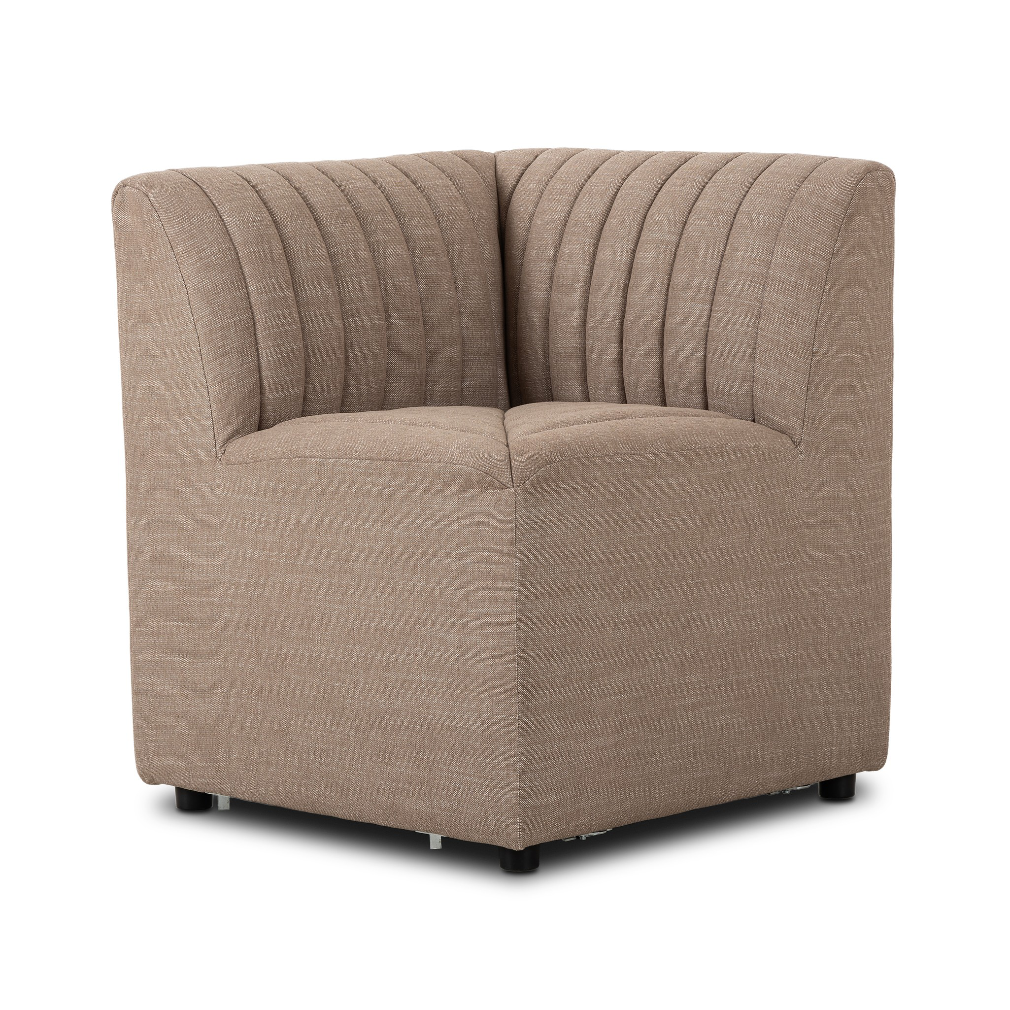 High-performance fabric in a versatile oatmeal hue features dramatic channeling, for trend-forward texture and sumptuous sit. Option to pair with matching pieces for clever modularity.Overall Dimensions:Chair: 25.00"w x 28.00"d x 31.50"h49" Bench: 49.00"w x 28.00"d x 31.50"hCorner Chair: 28.00"w x 28.00"d x 31.50"h72" Bench: 72.00"w x 28.00"d x 31. Amethyst Home provides interior design, new home construction design consulting, vintage area rugs, and lighting in the Salt Lake City metro area.