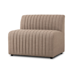High-performance fabric in a versatile oatmeal hue features dramatic channeling, for trend-forward texture and sumptuous sit. Option to pair with matching pieces for clever modularity.Overall Dimensions:Chair: 25.00"w x 28.00"d x 31.50"h49" Bench: 49.00"w x 28.00"d x 31.50"hCorner Chair: 28.00"w x 28.00"d x 31.50"h72" Bench: 72.00"w x 28.00"d x 31. Amethyst Home provides interior design, new home construction design consulting, vintage area rugs, and lighting in the Newport Beach metro area.