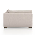 Featuring Westwood Sectional Pieces - Bayside Pebble by Four Hands at Amethyst Home. Meet the ultimate modular lounger. Knife edge cushioning is upholstered in a stone-colored high-performance fabric, perfect for modern living. Ottoman piece to matching sectional. Performance fabrics are specially created to withstand spills, stains, high traffic and wear, en.  Amethyst Home provides interior design, new home construction design consulting, vintage area rugs, and lighting in the Austin metro area.