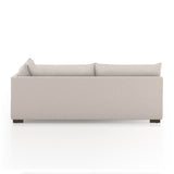 Featuring Westwood Sectional Pieces - Bayside Pebble by Four Hands at Amethyst Home. Meet the ultimate modular lounger. Knife edge cushioning is upholstered in a stone-colored high-performance fabric, perfect for modern living. Ottoman piece to matching sectional. Performance fabrics are specially created to withstand spills, stains, high traffic and wear, .  Amethyst Home provides interior design, new home construction design consulting, vintage area rugs, and lighting in the Monterey metro area.