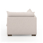 Featuring Westwood Sectional Pieces - Bayside Pebble by Four Hands at Amethyst Home. Meet the ultimate modular lounger. Knife edge cushioning is upholstered in a stone-colored high-performance fabric, perfect for modern living. Ottoman piece to matching sectional. Performance fabrics are specially created to withstand spills, stains, high traffic and wear, en.  Amethyst Home provides interior design, new home construction design consulting, vintage area rugs, and lighting in the Austin metro area.