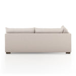 Featuring Westwood Sectional Pieces - Bayside Pebble by Four Hands at Amethyst Home. Meet the ultimate modular lounger. Knife edge cushioning is upholstered in a stone-colored high-performance fabric, perfect for modern living. Ottoman piece to matching sectional. Performance fabrics are specially created to withstand spills, stains, high traffic and wear,.  Amethyst Home provides interior design, new home construction design consulting, vintage area rugs, and lighting in the Calabasas metro area.