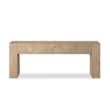 Abaso Console Table - Whitewash Rustic Wormwood Oak | shipping 07/07/2026