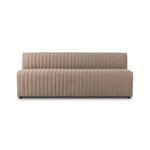 High-performance fabric in a versatile oatmeal hue features dramatic channeling, for trend-forward texture and sumptuous sit. Option to pair with matching pieces for clever modularity.Overall Dimensions:Chair: 25.00"w x 28.00"d x 31.50"h49" Bench: 49.00"w x 28.00"d x 31.50"hCorner Chair: 28.00"w x 28.00"d x 31.50"h72" Bench: 72.00"w x 28.00"d x 31. Amethyst Home provides interior design, new home construction design consulting, vintage area rugs, and lighting in the Miami metro area.