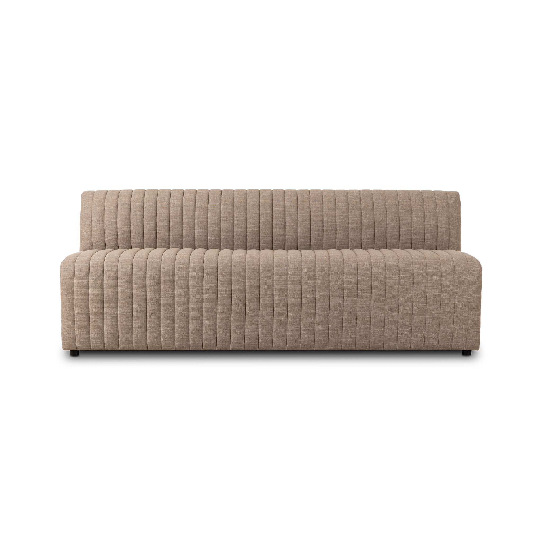 High-performance fabric in a versatile oatmeal hue features dramatic channeling, for trend-forward texture and sumptuous sit. Option to pair with matching pieces for clever modularity.Overall Dimensions:Chair: 25.00"w x 28.00"d x 31.50"h49" Bench: 49.00"w x 28.00"d x 31.50"hCorner Chair: 28.00"w x 28.00"d x 31.50"h72" Bench: 72.00"w x 28.00"d x 31. Amethyst Home provides interior design, new home construction design consulting, vintage area rugs, and lighting in the Miami metro area.